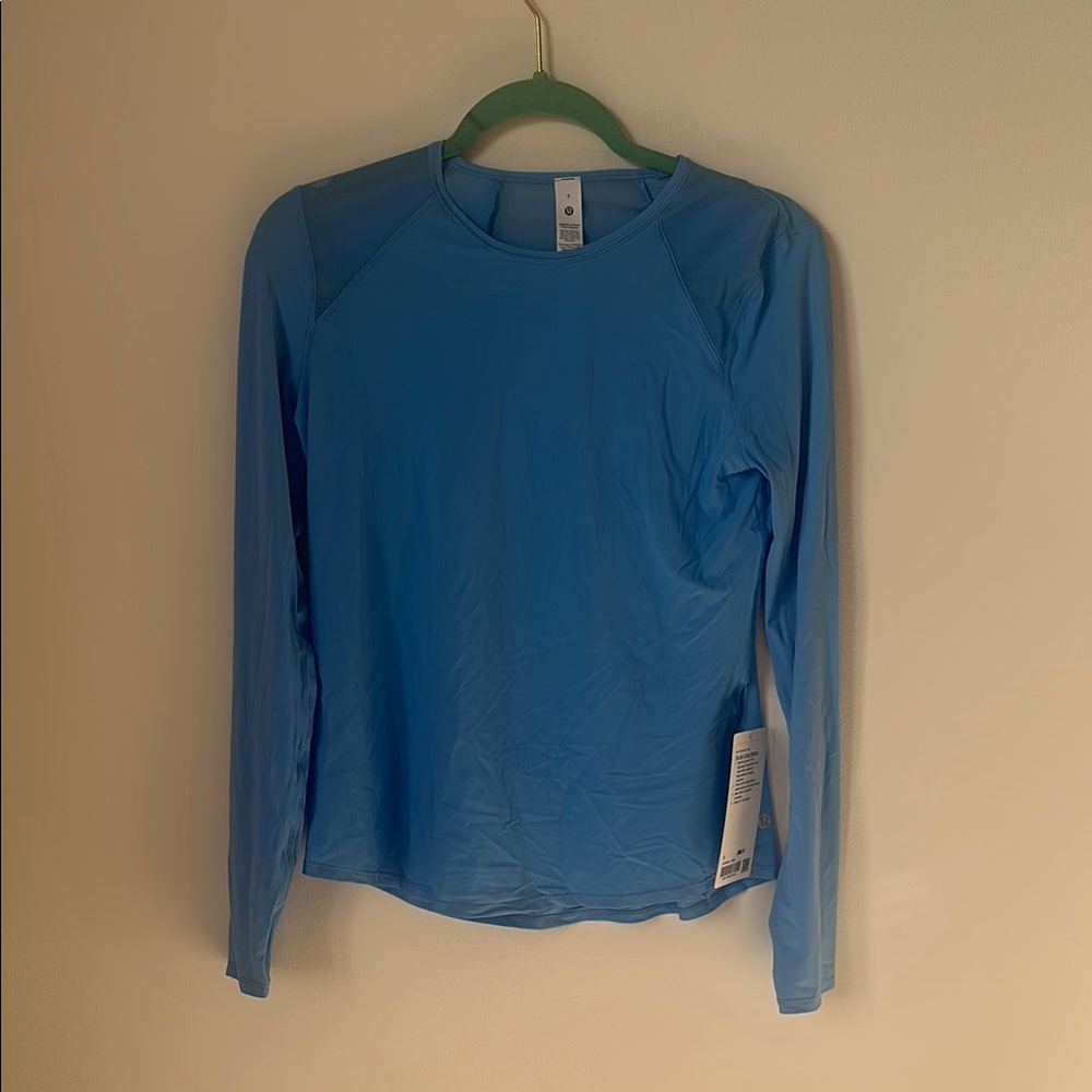 Lululemon Sculpt Long Sleeve in Aero Blue